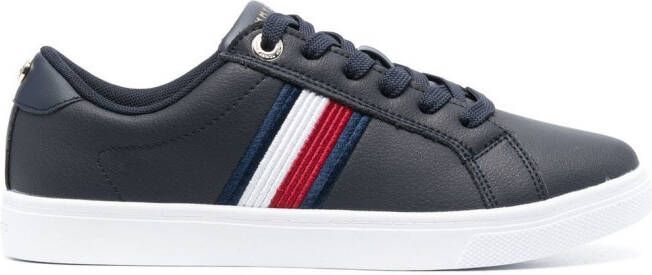Tommy Hilfiger Essential Stripes sneakers Blauw