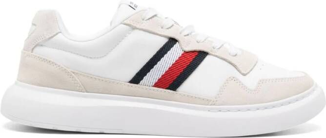Tommy Hilfiger Iconic Cupsole leren sneakers Wit