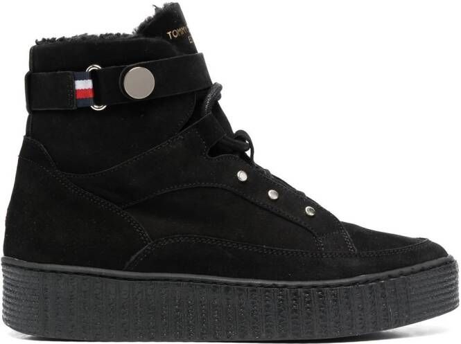 Tommy Hilfiger Lammy laarzen Zwart