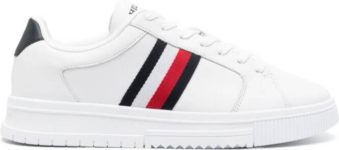 Tommy Hilfiger Light Supercup leren sneakers Wit