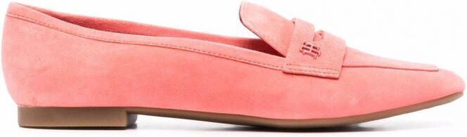 Tommy Hilfiger Loafers met gekruist bandje Roze