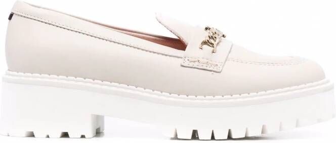 Tommy Hilfiger Loafers met horsebit detail Beige