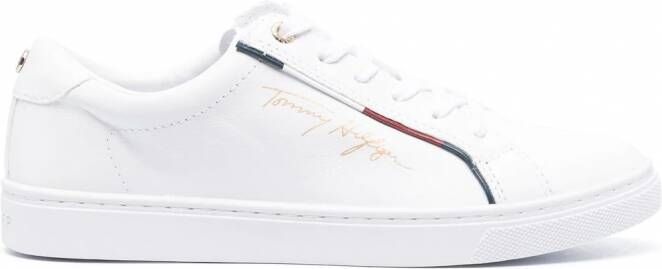 Tommy Hilfiger Sneakers met logoprint Wit