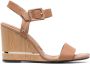 Tommy Hilfiger Leren sandalen Bruin - Thumbnail 1