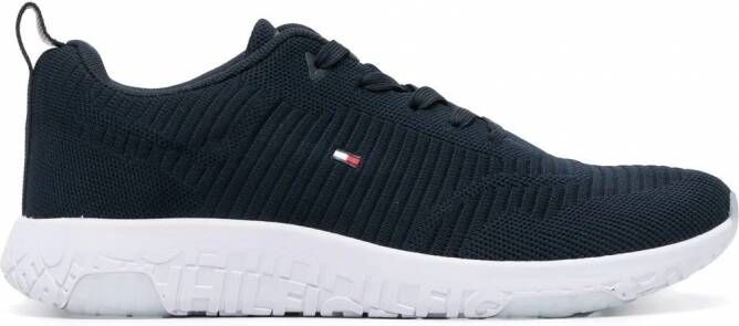 Tommy Hilfiger Sneakers met textuur Blauw