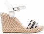 Tommy Hilfiger Sandalen met sleehak Wit - Thumbnail 1