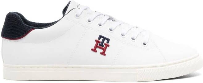 Tommy Hilfiger Sneakers met geborduurd logo Wit