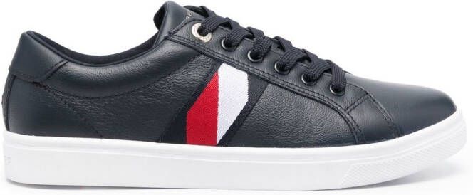 Tommy Hilfiger Sneakers met logodetail Blauw