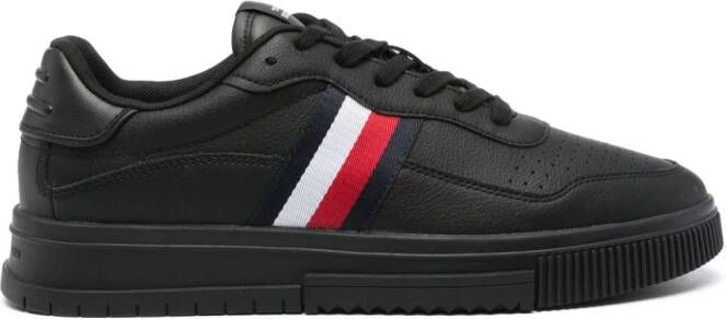Tommy Hilfiger Sneakers met streepdetail Zwart