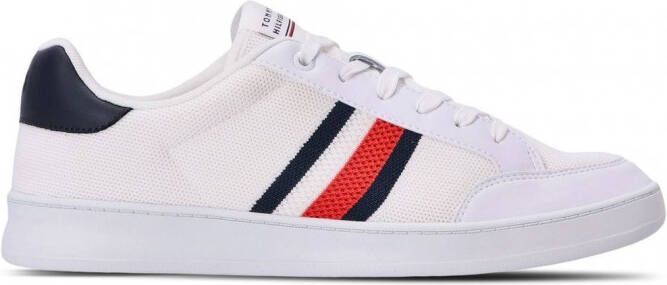Tommy Hilfiger Gestreepte sneakers Wit