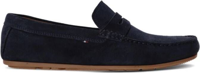 Tommy Hilfiger Suède loafers Blauw