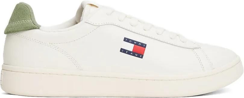 Tommy Hilfiger Archive Court sneakers met logopatch Beige