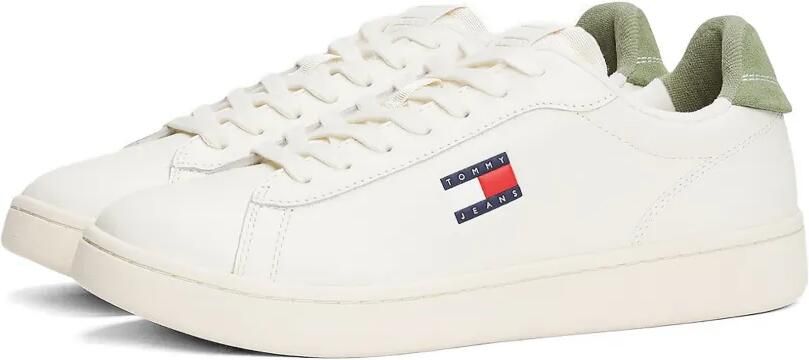Tommy Hilfiger Archive Court sneakers met logopatch Beige - Foto 5
