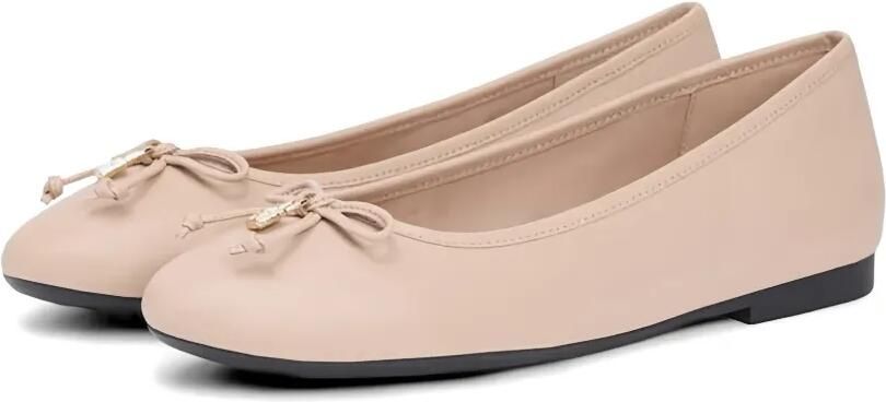 Tommy Hilfiger Ballerina's met strikdetail Beige - Foto 4
