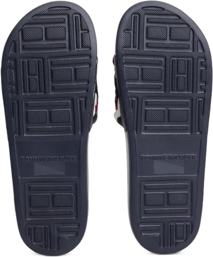 Tommy Hilfiger braided slides Blauw - Foto 2