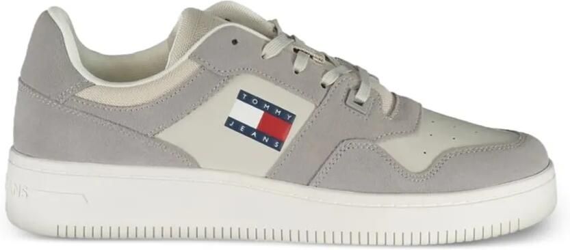 Tommy Hilfiger Court sneakers met vlakken Grijs