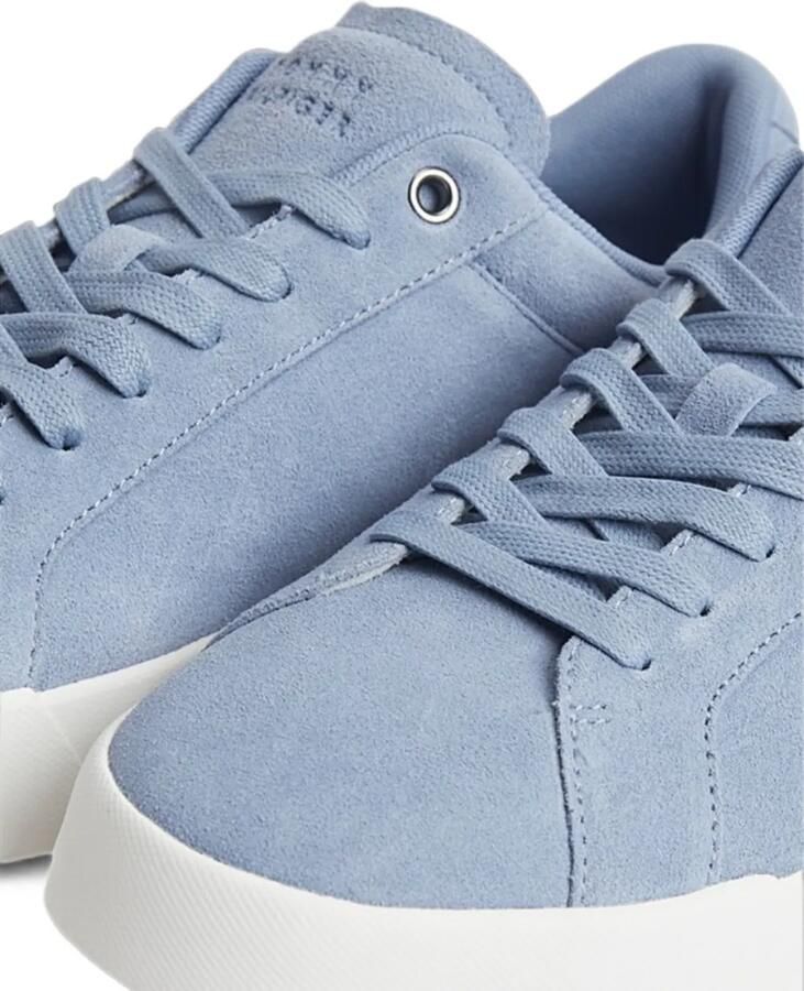 Tommy Hilfiger Court suède sneakers Blauw
