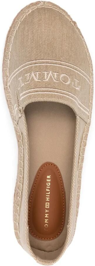 Tommy Hilfiger Espadrilles met geborduurd logo Beige - Foto 4