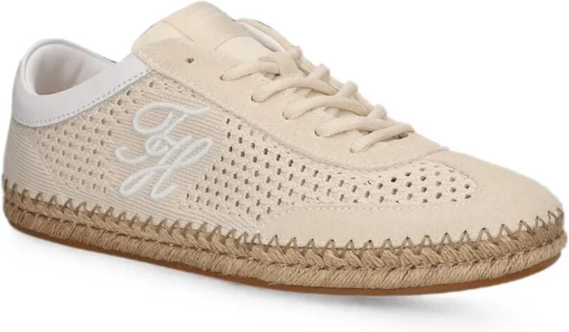 Tommy Hilfiger Espadrilles met geperforeerde details Beige - Foto 2