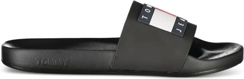 Tommy Hilfiger Flag slippers Zwart