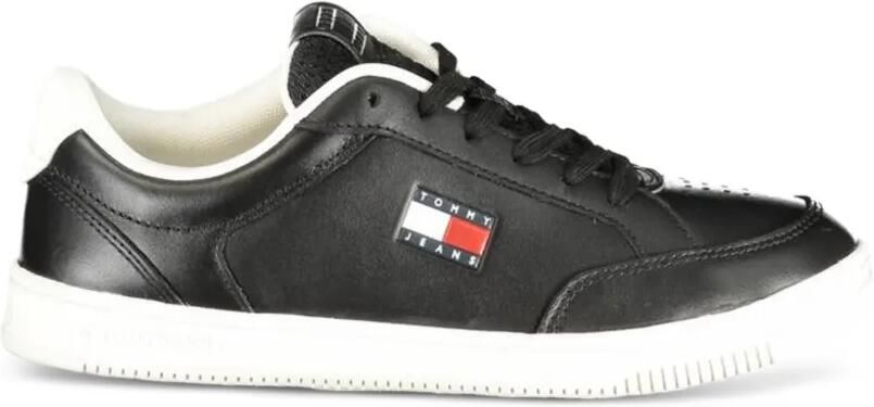 Tommy Hilfiger Geperforeerde sneakers met logopatch Zwart