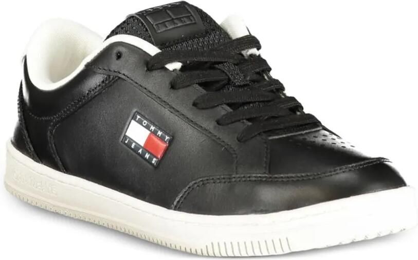 Tommy Hilfiger Geperforeerde sneakers met logopatch Zwart - Foto 3