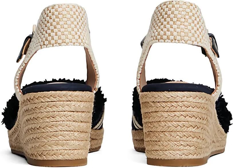 Tommy Hilfiger Gerafelde espadrilles Blauw - Foto 4