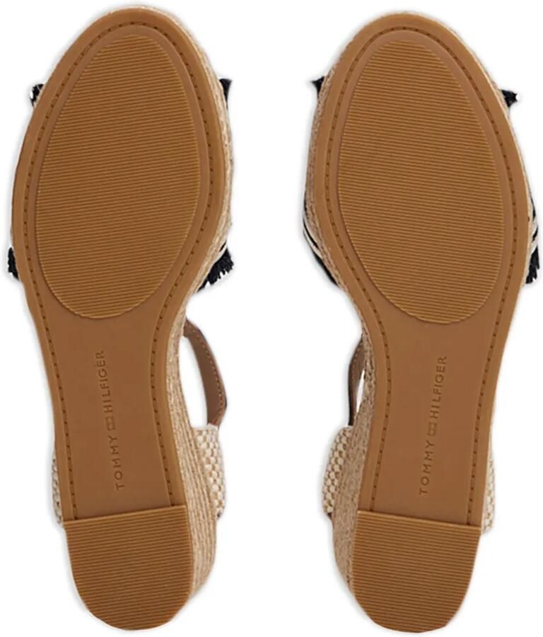 Tommy Hilfiger Gerafelde espadrilles Blauw - Foto 2