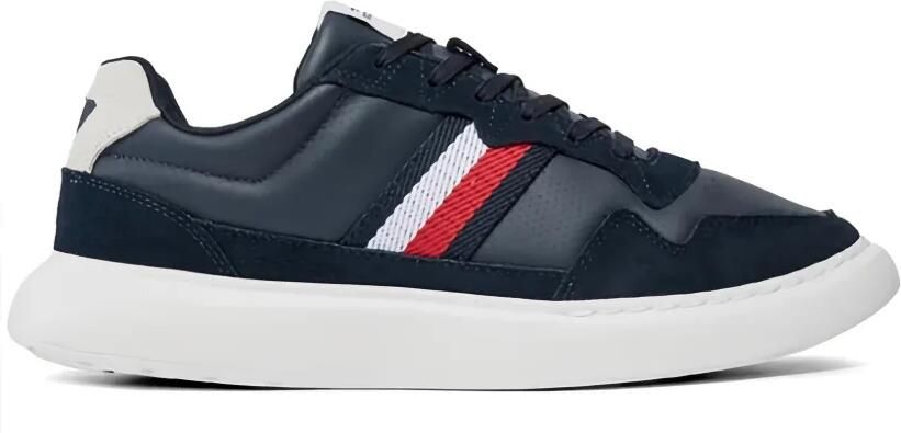 Tommy Hilfiger Gestreepte sneakers Blauw