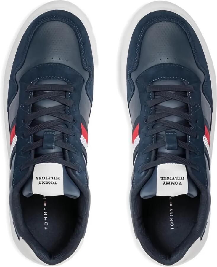 Tommy Hilfiger Gestreepte sneakers Blauw - Foto 2