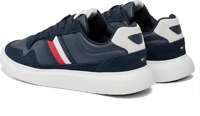 Tommy Hilfiger Gestreepte sneakers Blauw - Foto 4