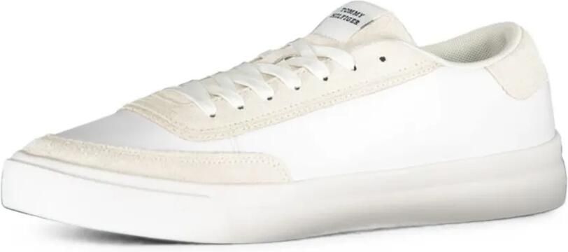 Tommy Hilfiger Gestreepte sneakers met suède vlakken Wit - Foto 3