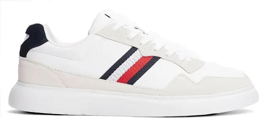 Tommy Hilfiger Gestreepte sneakers Wit