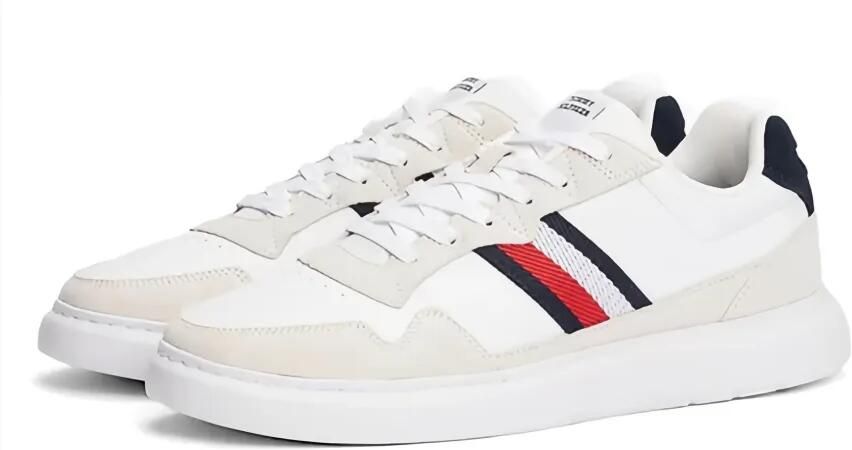 Tommy Hilfiger Gestreepte sneakers Wit - Foto 4