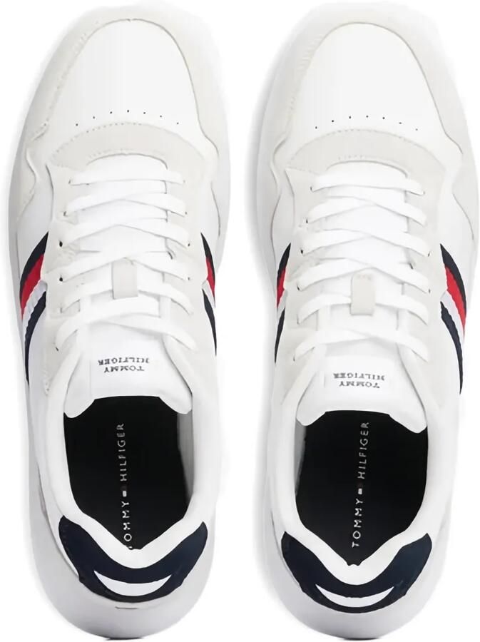Tommy Hilfiger Gestreepte sneakers Wit - Foto 2