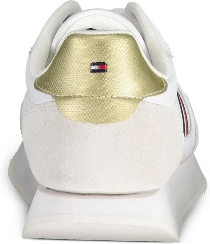 Tommy Hilfiger Global Stripes sneakers met vlakken Wit - Foto 2