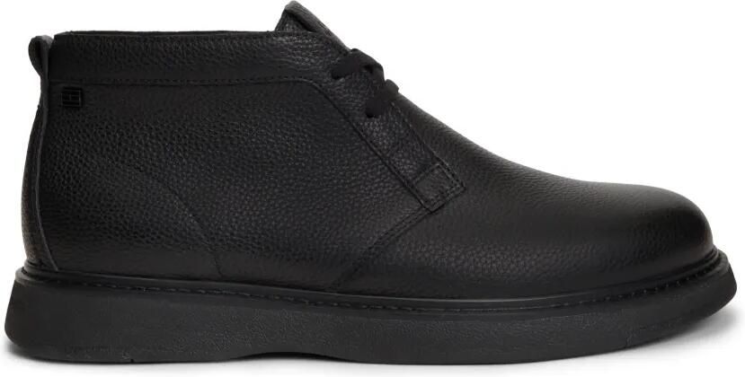 Tommy Hilfiger grained-leather ankle boots Zwart