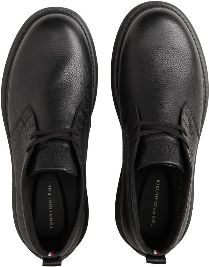 Tommy Hilfiger grained-leather ankle boots Zwart - Foto 3