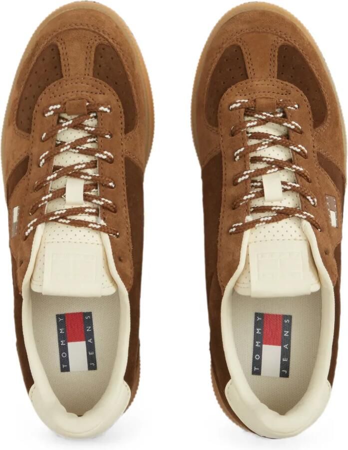 Tommy Hilfiger Greenwich sneakers met logo-patch en vlakken Bruin - Foto 3