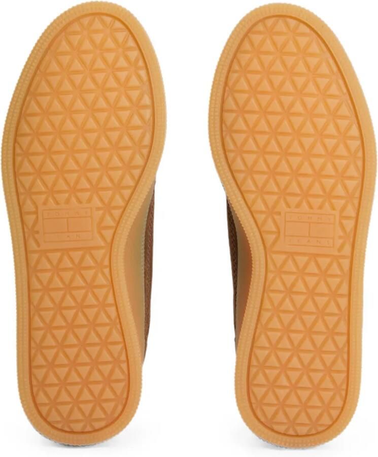 Tommy Hilfiger Greenwich sneakers met logo-patch en vlakken Bruin - Foto 2