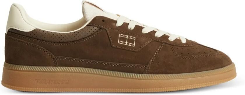 Tommy Hilfiger Greenwich suède sneakers Bruin