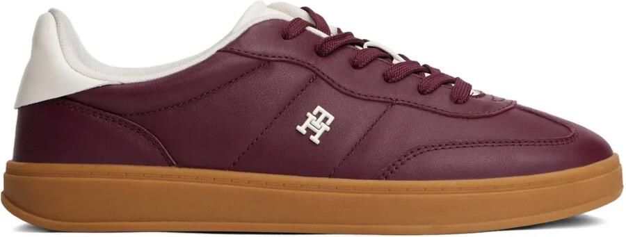 Tommy Hilfiger Heritage leren sneakers Bruin