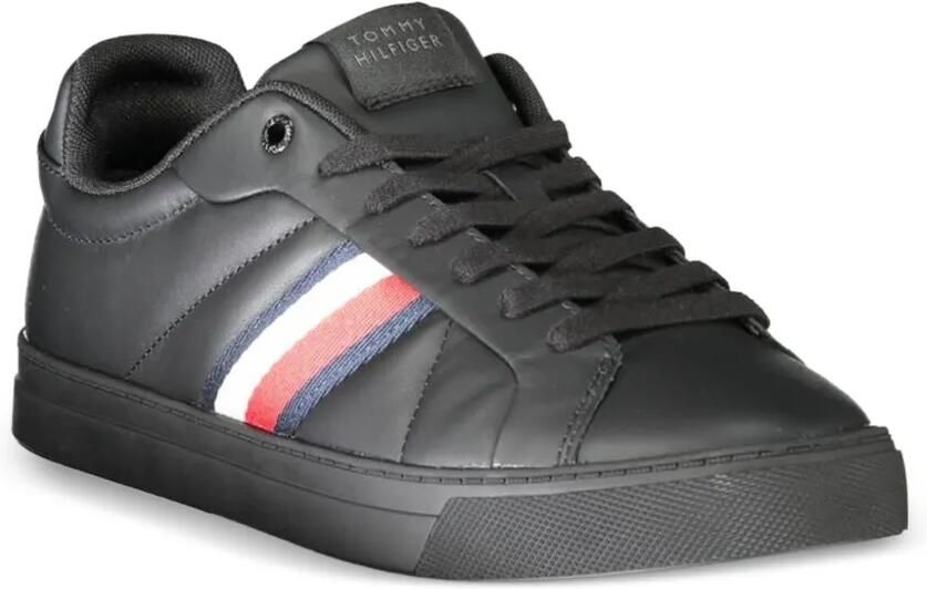 Tommy Hilfiger Icon Court sneakers met logo-detail Zwart - Foto 2