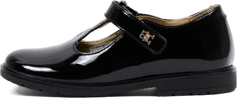 Tommy Hilfiger Junior Lakleren sandalen met T-bandje Zwart - Foto 5
