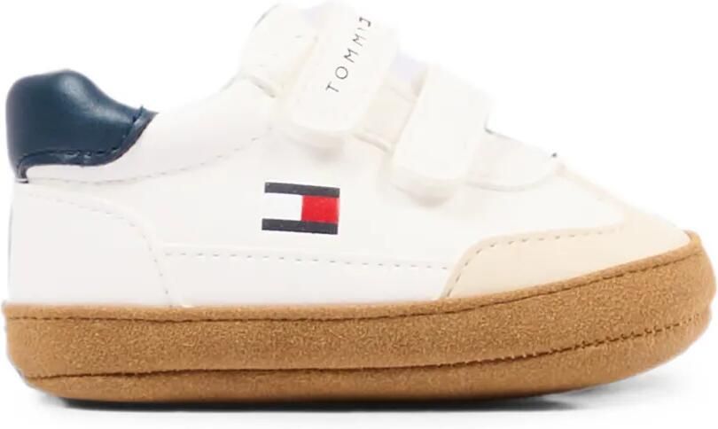 Tommy Hilfiger Junior Sneakers met klittenband Wit