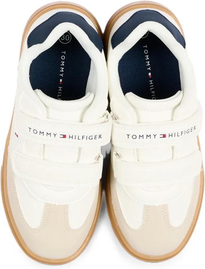 Tommy Hilfiger Junior Sneakers met klittenband Wit