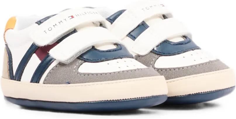 Tommy Hilfiger Junior Sneakers met klittenband Wit