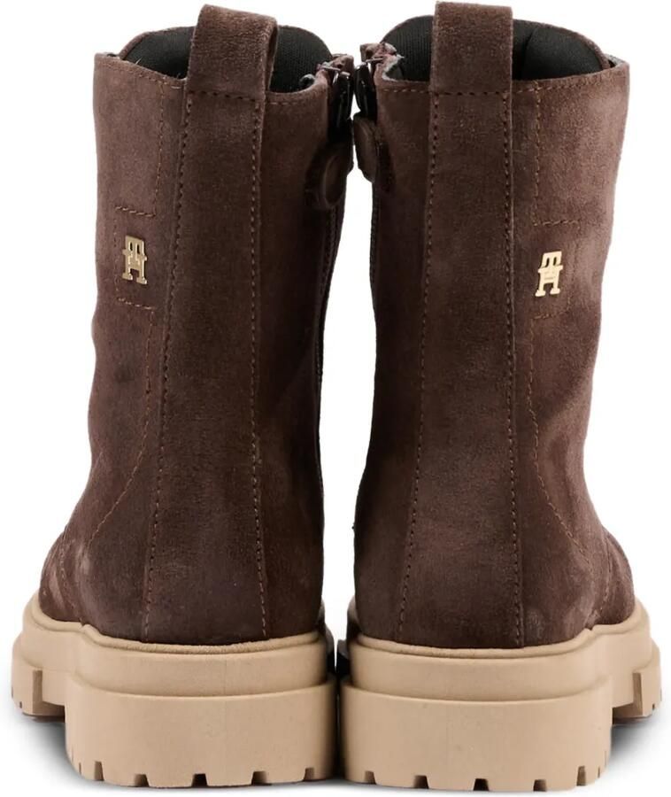Tommy Hilfiger Junior Suède veterlaarzen Bruin - Foto 2