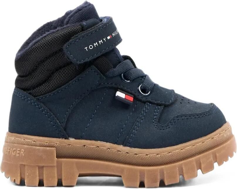 Tommy Hilfiger Junior Enkellaarzen met klittenband Blauw - Foto 5