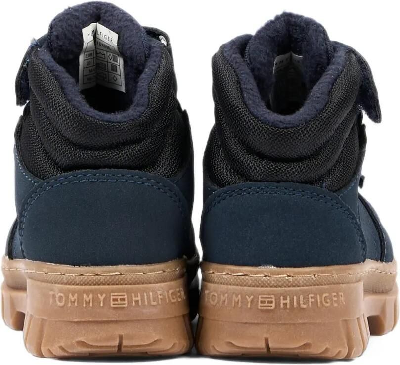 Tommy Hilfiger Junior Enkellaarzen met klittenband Blauw - Foto 3